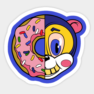 Hazel Donut Sticker